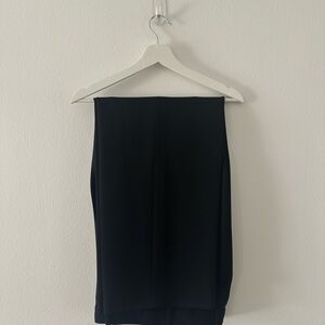 Aritzia Babaton Black High Waisted Wide Leg Trouser